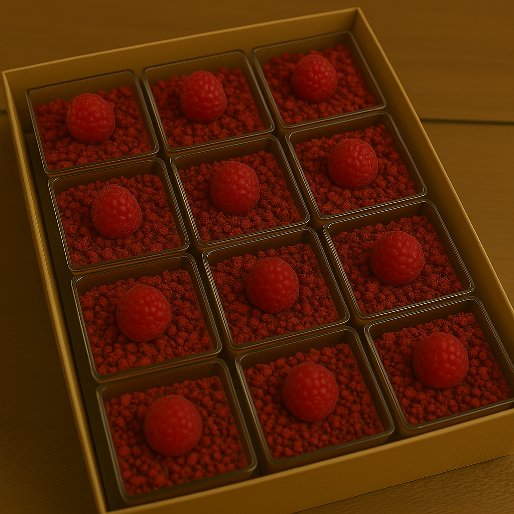 Mousse de Chocolate con Frambuesas